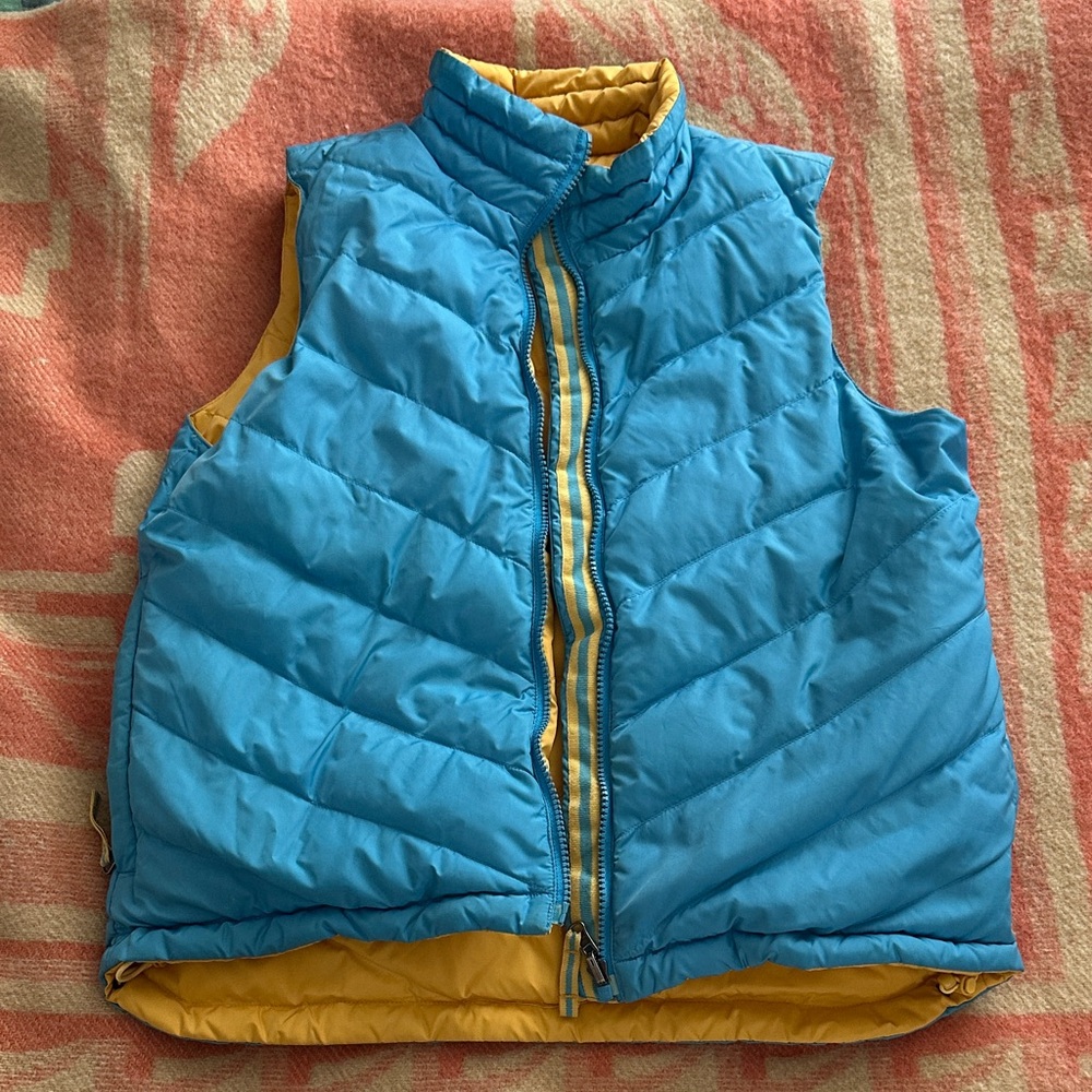 Coldwater Creek Sky Blue Puffer Vest
